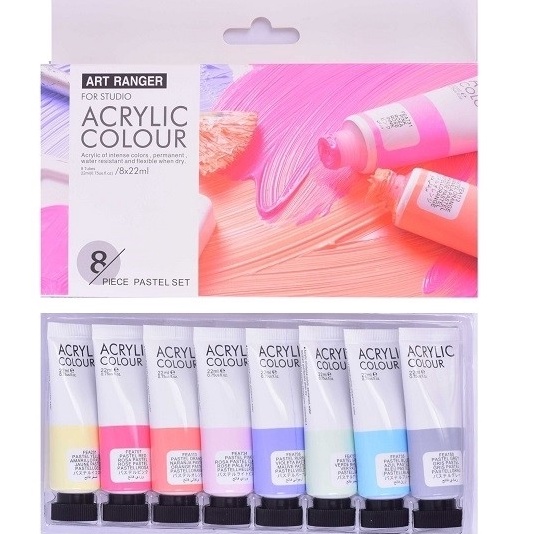 

Grosir ART RANGER 8X22ML PASTEL ACRYLIC/CAT ACRYLIC/akrilik SET Baru