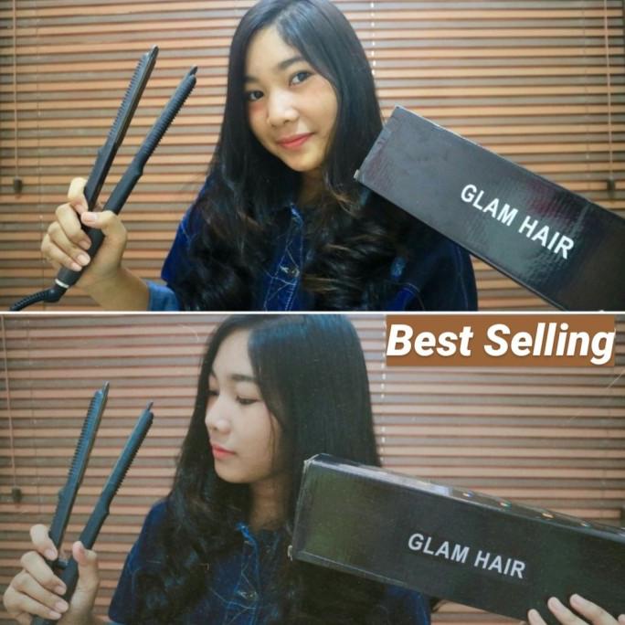 NEW TERMURAH GlamHair 4 in 1 Catokan Rambut Glam Hair 4in1 Model Rambut