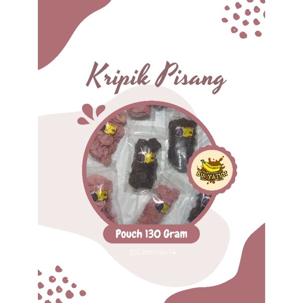 

KRIPIK PISANG COKLAT, KEMASAN POUCH 130 GRAM