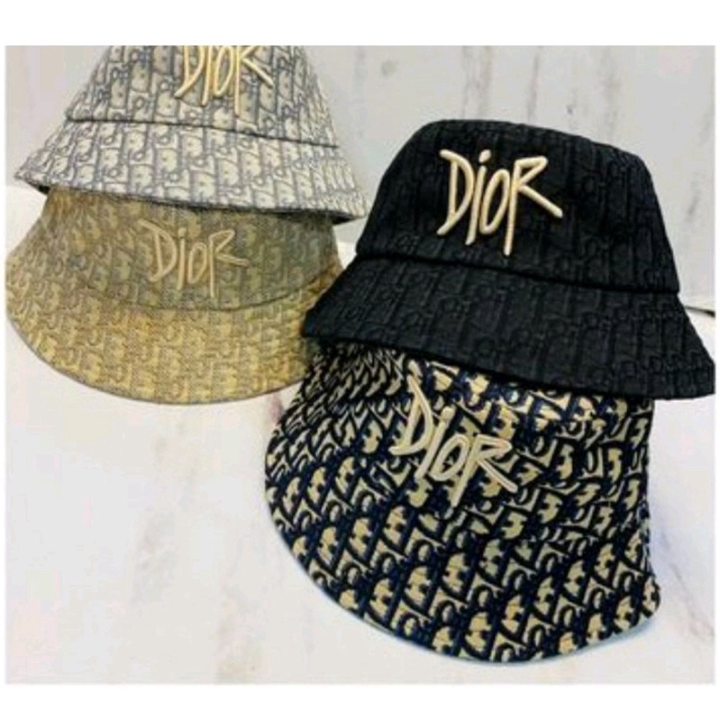 TERJAMIN BAGUS  Topi Bucket Distro Dior Terbaru Topi Bucket Pria dan Wanita