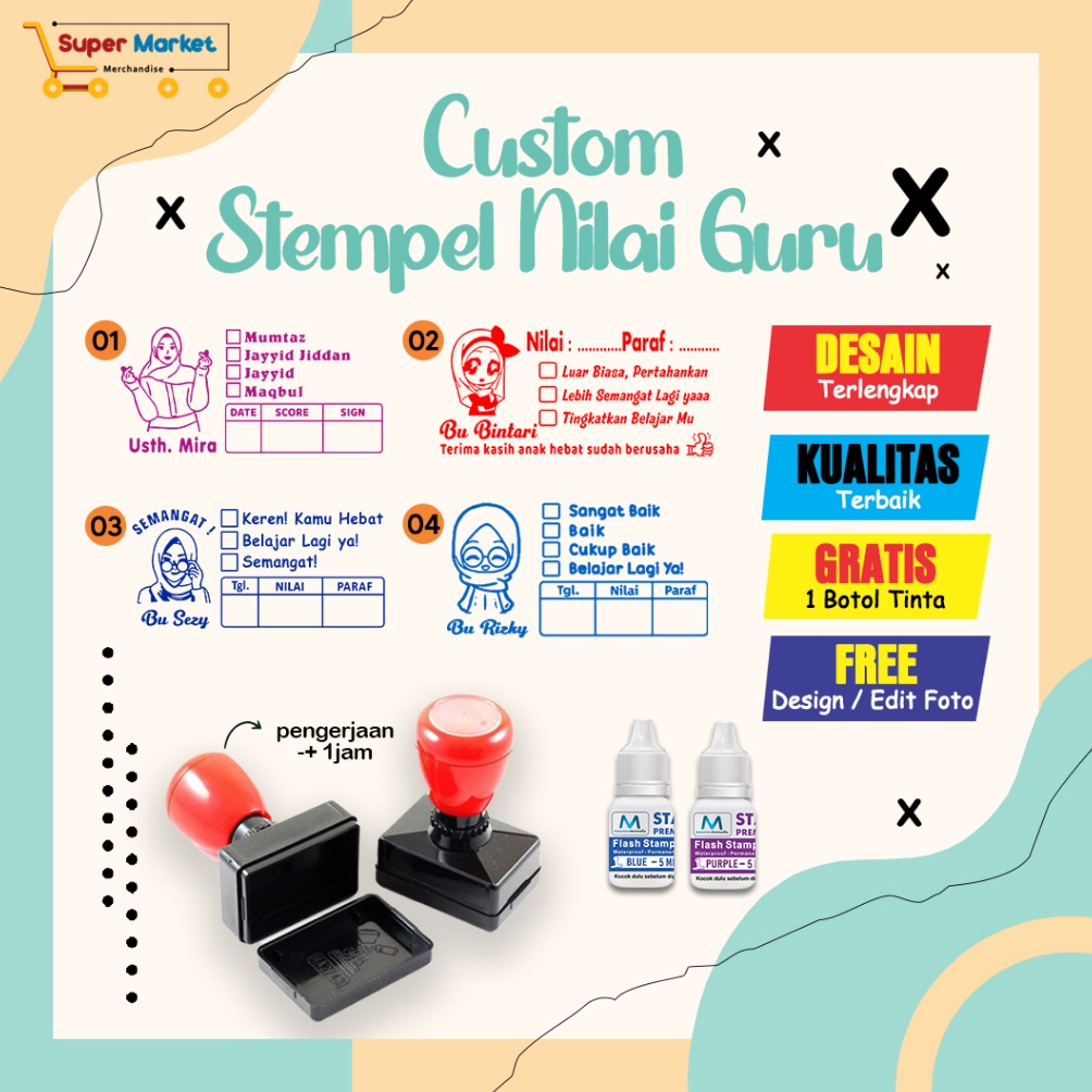 

Ready Stock STEMPEL GURU VIRAL / STEMPEL NILAI GURU / STEMPEL CHECKED / STEMPEL REWARD / CETAK STEMPEL PENILAIAN / STEMPEL PENILAIAN GURU / STEMPEL KOREKSI TANGGAL / STEMPEL PARAF / STEMPEL TANDA TANGAN GURU / STEMPEL 27 X 55 / STEMPEL GURU KEKINIAN
