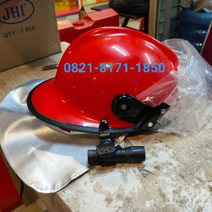 Safety Helmet Damkar Fullgard / Helm Pemadam Include Bracket Senter