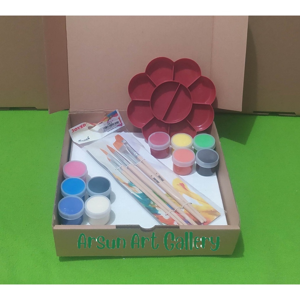 

Terbaru 5.5 Paket Lengkap Melukis Canvas 10 Warna + Box