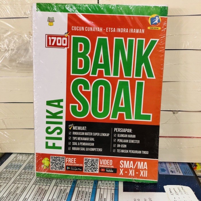 HOT SALE BUKU 1700 PLUS BANK SOAL FISIKA SMA/MA UNTUK KLS X-XI-XII YRAMA WIDYA TERLARIS