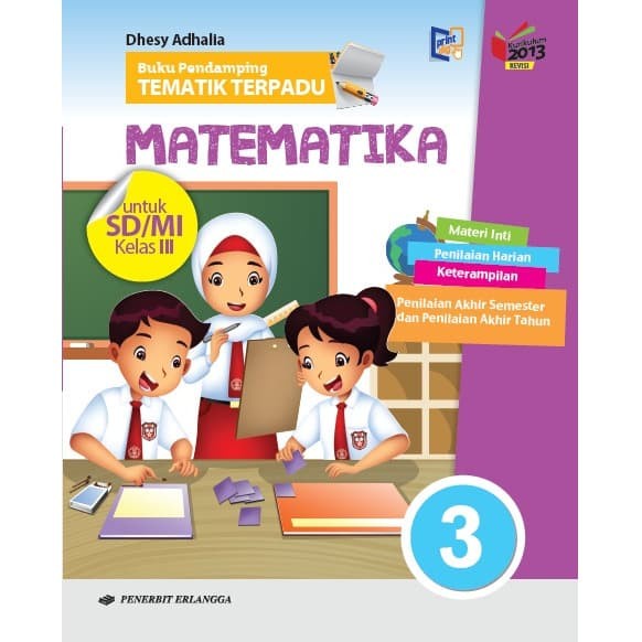 

NEW Buping Buku Pendamping Tematik Terpadu Matematika Kelas 3 SD Erlangga