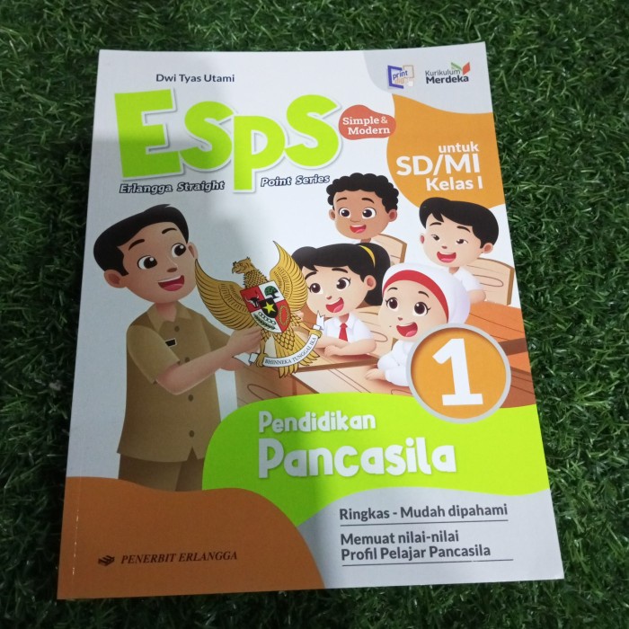 

NEW Buku ESPS pendidikan Pancasila untuk SD/MI kelas 1 kurikulum merdeka