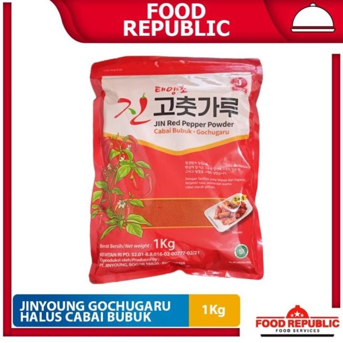 

Jinyoung Gochugaru Halus 1 Kg Cabai Bubuk Red Pepper Powder Cabe Korea