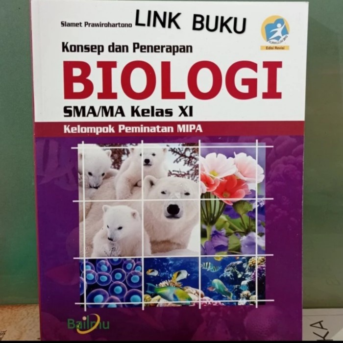 FLASH SALE BUKU BIOLOGI PEMINTAN KELAS 11 SMA K13 REVISI PENERBIT BAILMU TERBARU
