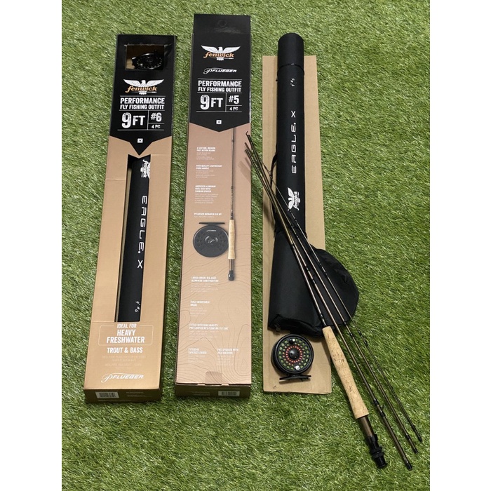 SET JORAN & REEL FENWICK EAGLE X FLY OUTFIT FLY FISHING COMBO