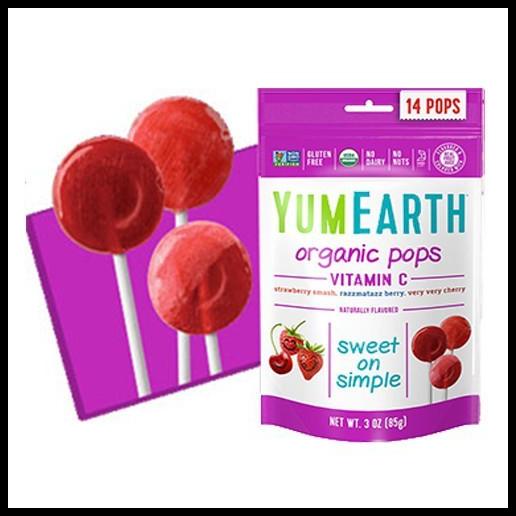 

Yumearth Organics - Vitamin C Pops / Permen / Makanan / Yum Earth