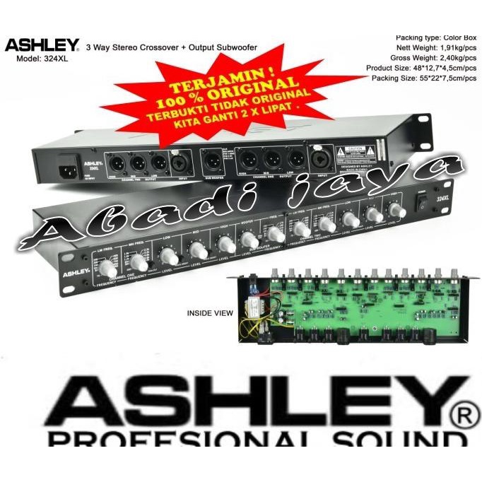 CROSSOVER AKTIF ASHLEY 324 XL (4WAY)