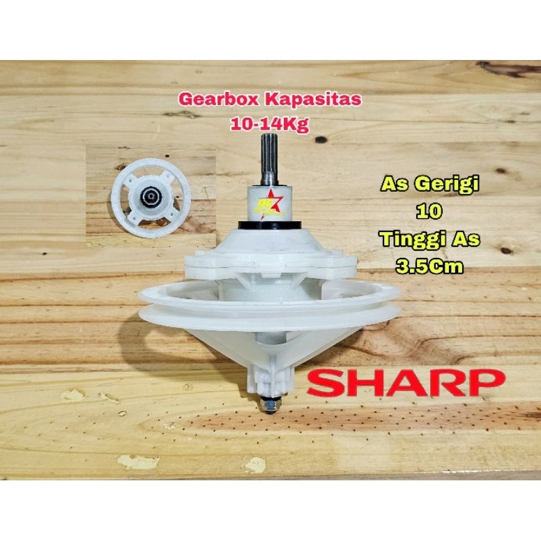 [ART.  F4F9] Gearbox Mesin Cuci Sharp 14 kg Gear bok Sharp 2 Tabung girbok ES T1490