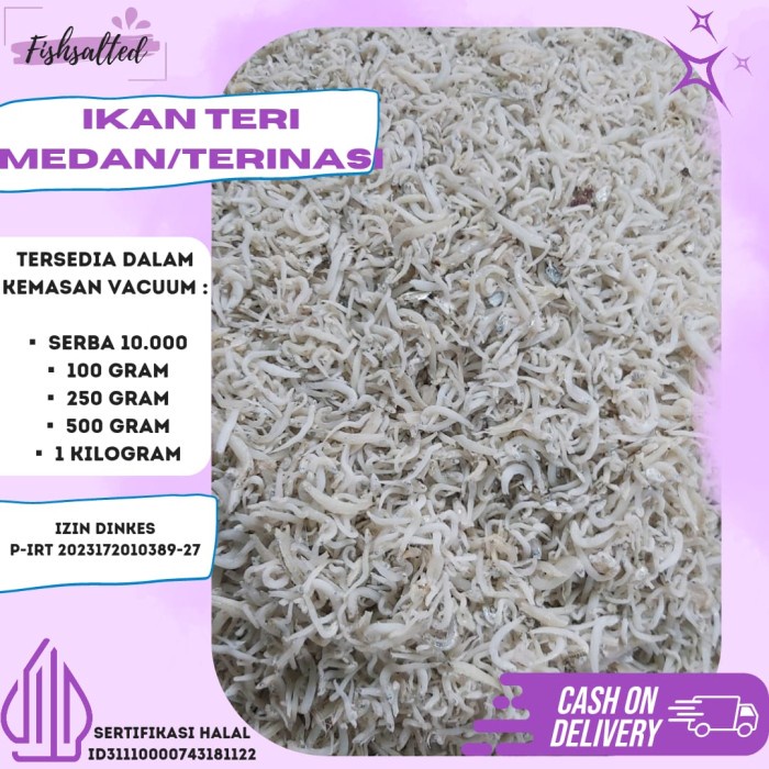 

Ikan asin / teri / teri nasi / teri medan / teri halus