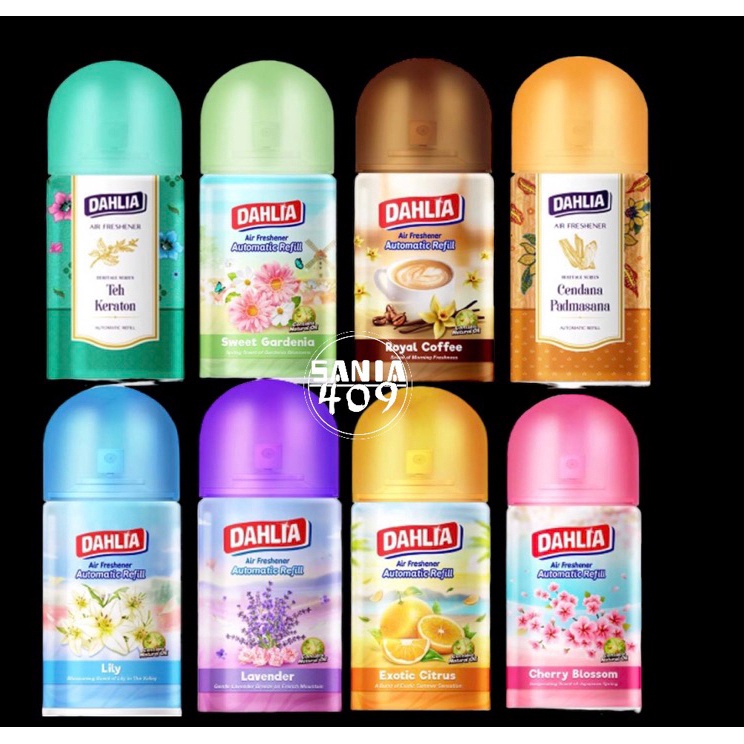 Terbaik DAHLIA Heritage Series Air Freshener Pengharum Ruangan Automatic Refill 225ml grosir