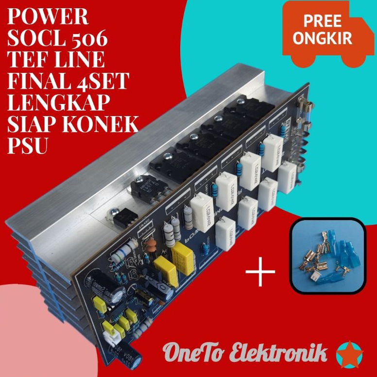 NEW STOCK Power driver Socl 506 tef lengkap 4set final