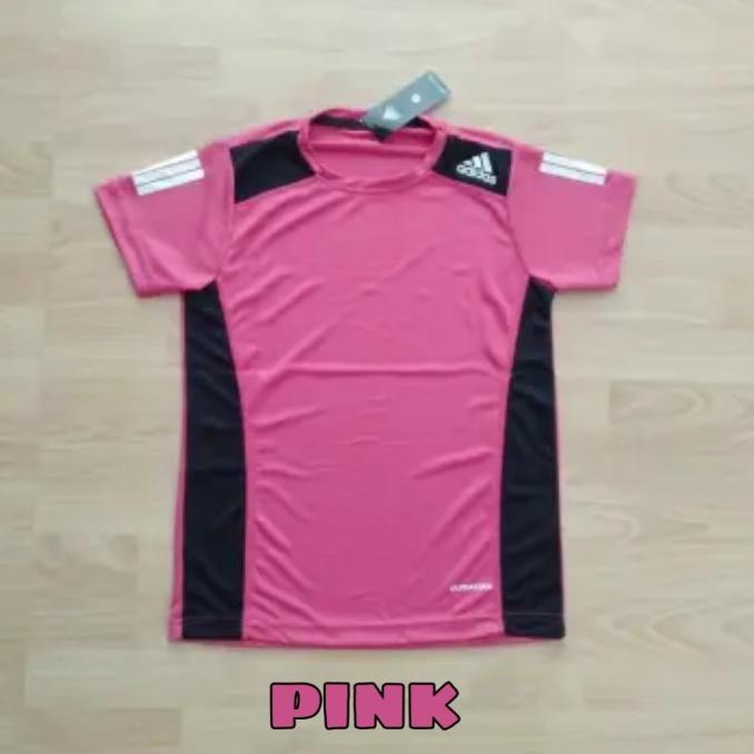 Atasan Jersey Baju Kaos Fitnes Lari Gym Olahraga Senam Wanita Ladies B Murah