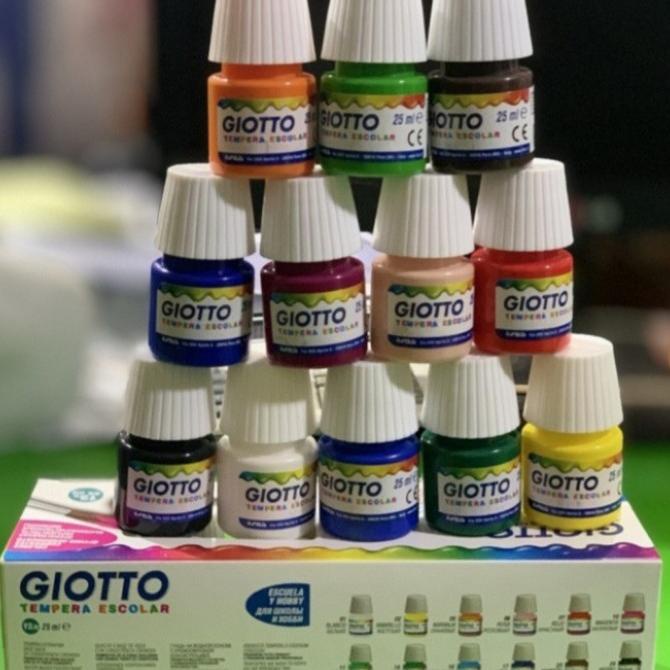 

Terbaru!! Giotto tempera escolar 25ml set 12/cat poster Giotto Baru|Kode 1259