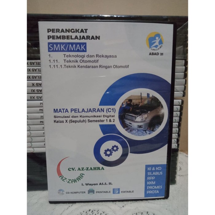 PROMO RPP SMK-MAK JURUSAN TEKNOLOGI & REKAYASA (TEKNIK OTOMOTIF) TEKNIK TERMURAH