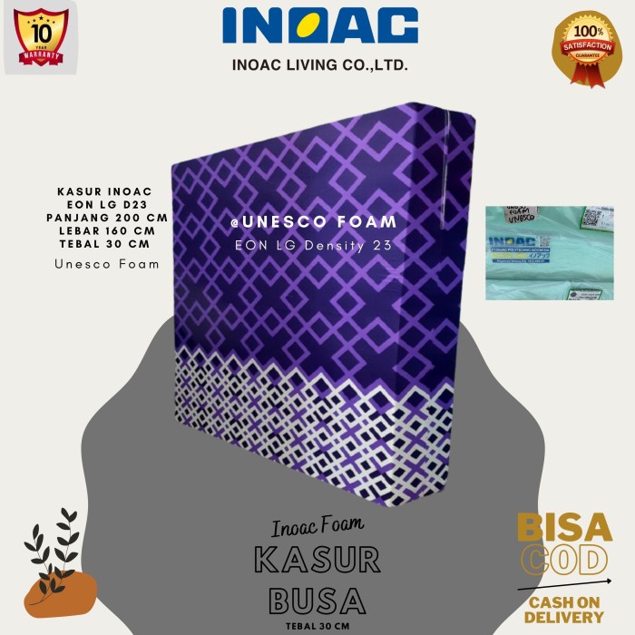 Terlaris Kasur Inoac 200X160X30 Eon D23 Kasur Busa Inoac Garansi 10 Tahun
