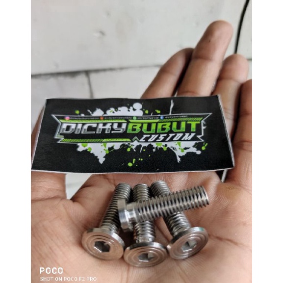 [☽V96/] Baut L stainlise stainless m8/baut 12 raiser ninja S SS /cb150R/rxking/rxz/vixion/scorpio El