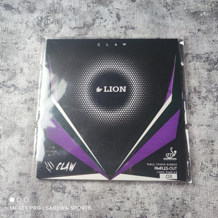 KARET PINGPONG TENIS MEJA BINTIK PANJANG / TAHAN LION CLAW MURAH