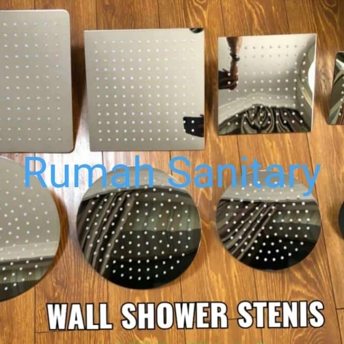 Wall Shower - Shower Mandi - Shower Tanam Stainles 12 Inch