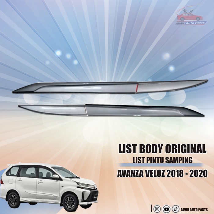 ✅Original List Body Veloz 2019 / List Body Avanza Xenia 2012 - 2019 Original Diskon