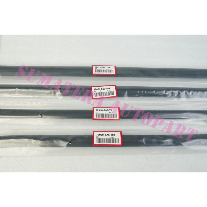 ✅Original Pelipit Karet Kaca 1Set 4 Pintu Jazz Gd3 2003 2004 2005 2006 2007 2008 Limited