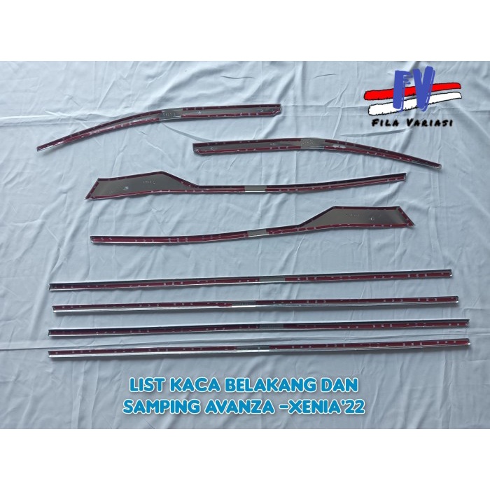 ✅Original List Kaca Samping Belakang Mobil Toyota Avanza Xenia 2022 Terbaru