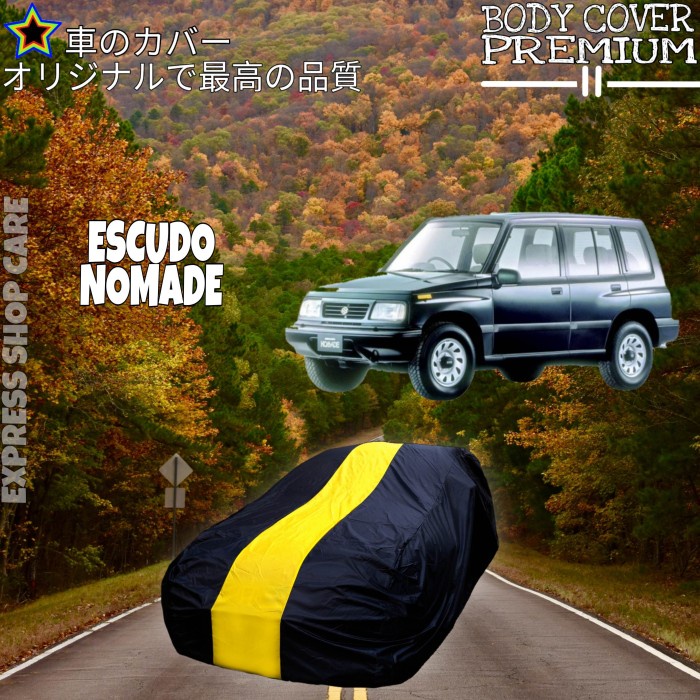 ✅Original Sarung Mobil Escudo Nomade List Single Kuning Body Cover Escudo Nomade Terbatas