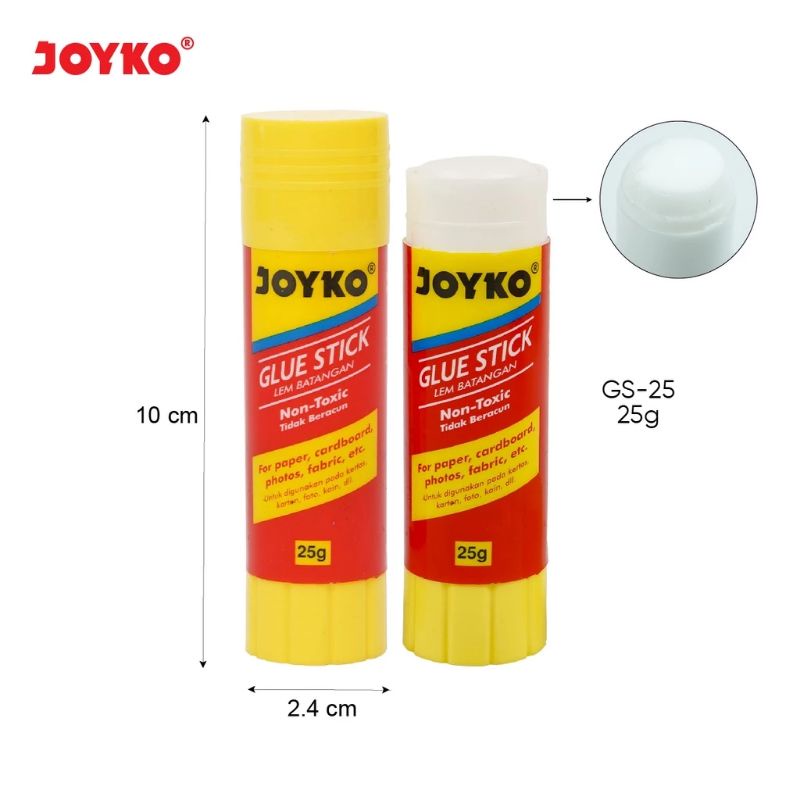 

Joyko Glue Stick GS-25 (25 gram) / Lem Stik / Lem Kertas