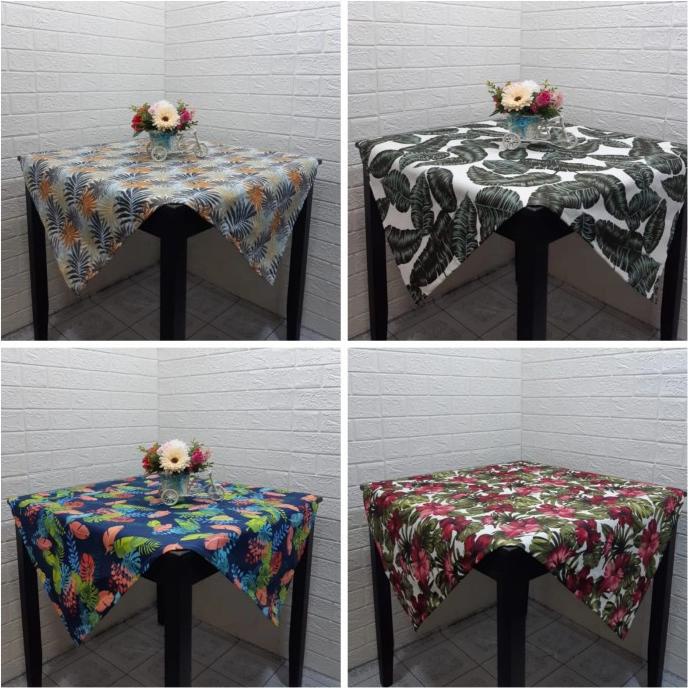 Taplak Meja Persegi 100 x 100, 120 x 120 cm, Taplak Meja Makan, Taplak