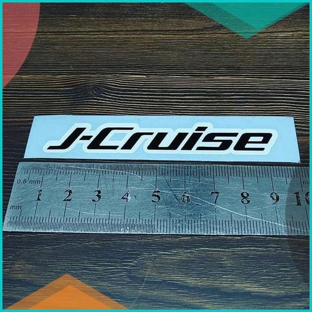 

Cutting Sticker J Cruise Hitam background putih 9cm bahan oracal 20JVLZ3 limited stock