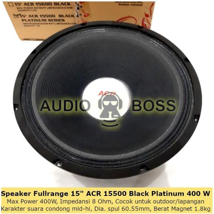 Speaker ACR 15 inch 15500 Black Platinum Series /Speaker ACR 15" 15500