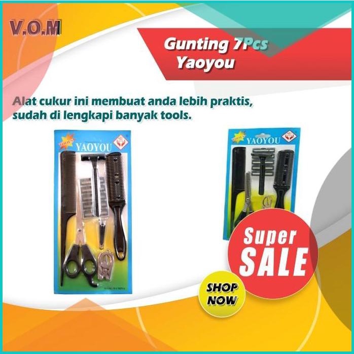 

Gunting 7Pcs Yaoyou - Gunting Set ISI 7 Pcs 0557 20JVLZ3 sparepart