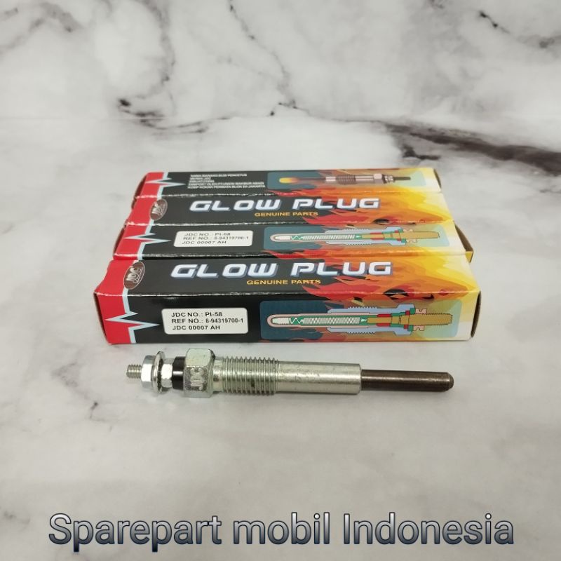 Busi Pemanas Glow Plug 11v Panther 2.5 Panther 2.3 Pi-58