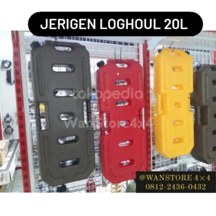 [New] Loghoul Jerigen 20L Jerigen Bensin Solar Bbm Mobil Offroad Berkualitas