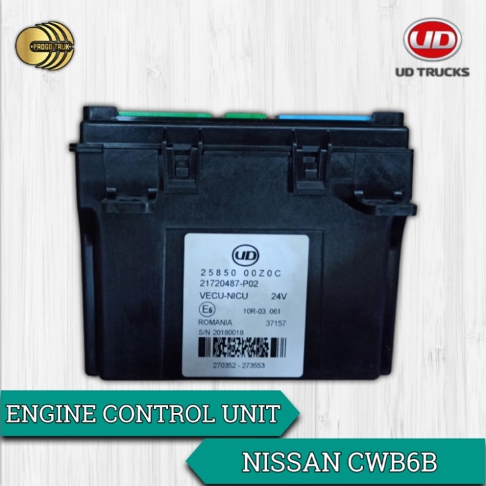 [New Ori] Engine Control Unit Ecu Nissan Ud Quester Cwb6B Quon 25850-00Z0C Berkualitas