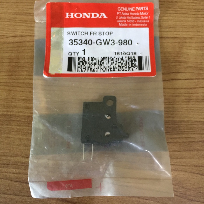 Switch Rem Depan vario Beat SupraX125 Revo110 Tiger 35340GW3980 ORIGINAL