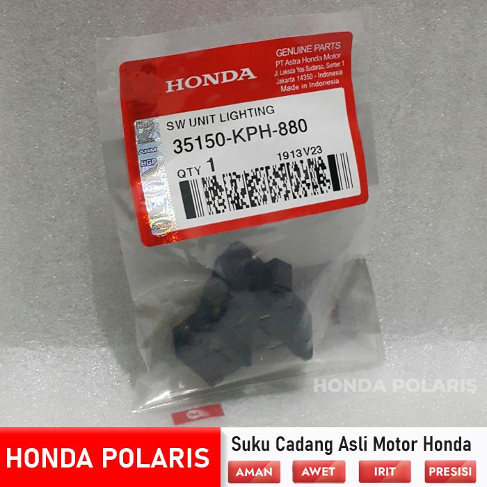 Saklar Lampu Depan Kharisma Supra X 125 Vario 110 Karbu 35150KPH880 ORIGINAL