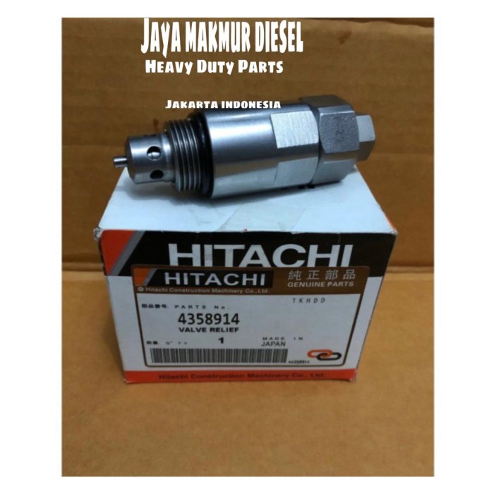 ✨Ready Pressure Relief Control Valve Hitachi Zaxis 200 210 Zaxis200 4358914_x000D_
_x000D_
 Terbatas