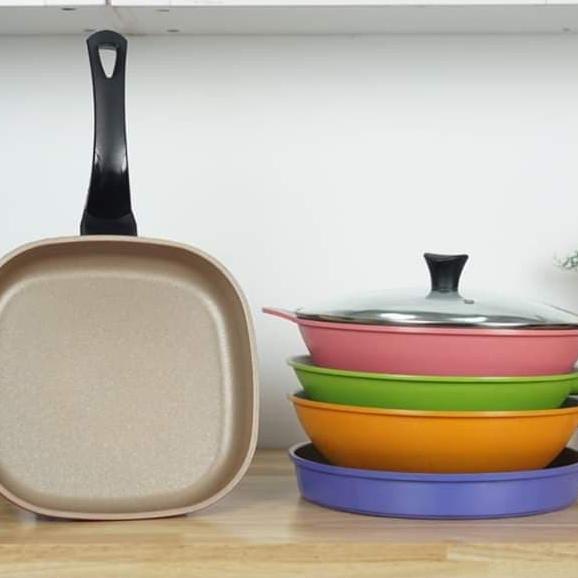Panci Set Korea Neo Haus Frying Pan Set Of 6