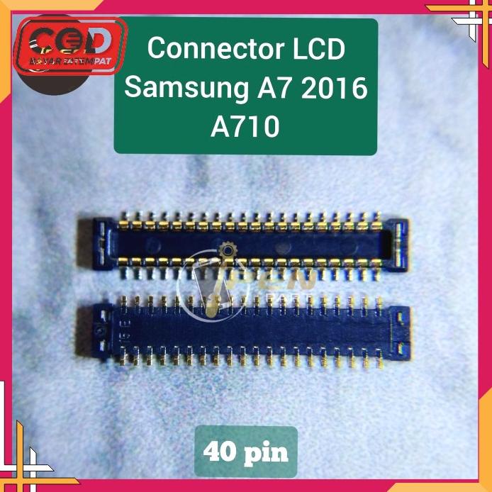 Konektor Lcd Samsung A710 Original Socket Connector