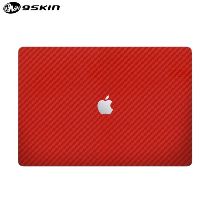 [Original] Garskin Macbook Pro 13 M1 2020 3M Red Carbon Inside Terbaru