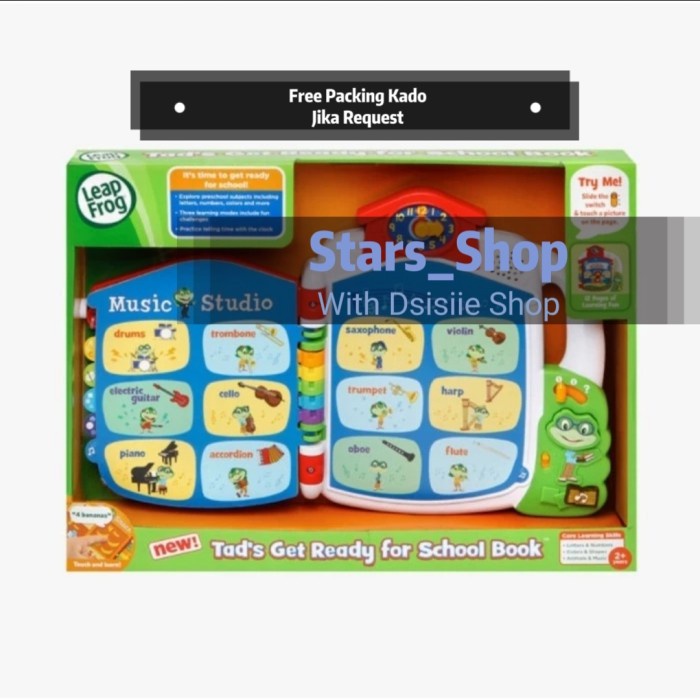 ✨Baru Leap Tad'S Get Ready For School Book Original / Leapfrog Edukasi Diskon