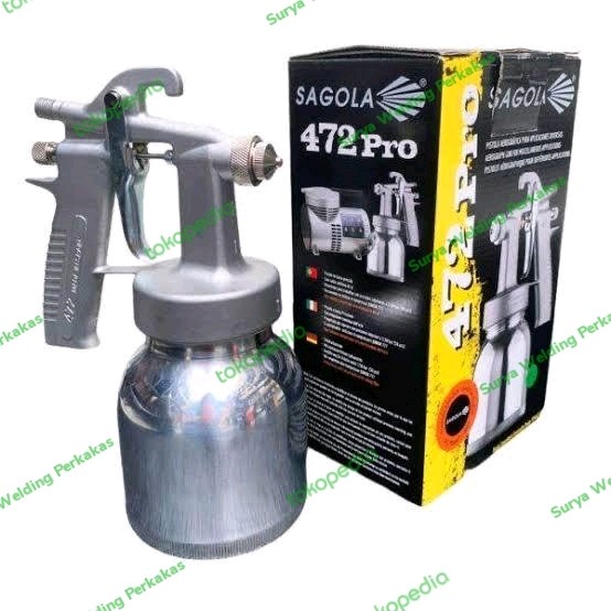 ✅Baru Sagola Spray Gun 472Pro Tabung Bawah / Semprotan Cat Sagola 472 Pro Berkualitas