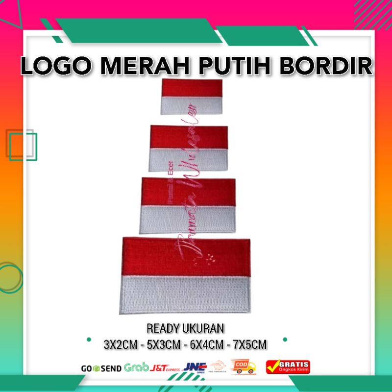 BORDIR MERAH PUTIH | BED MERAH PUTIH BORDIR
