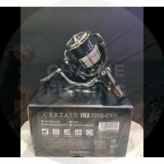 ✨Ori Reel Daiwa Certate Lt 19 3000-Cxh - Garansi Daiwa 1 Tahun Terbaru