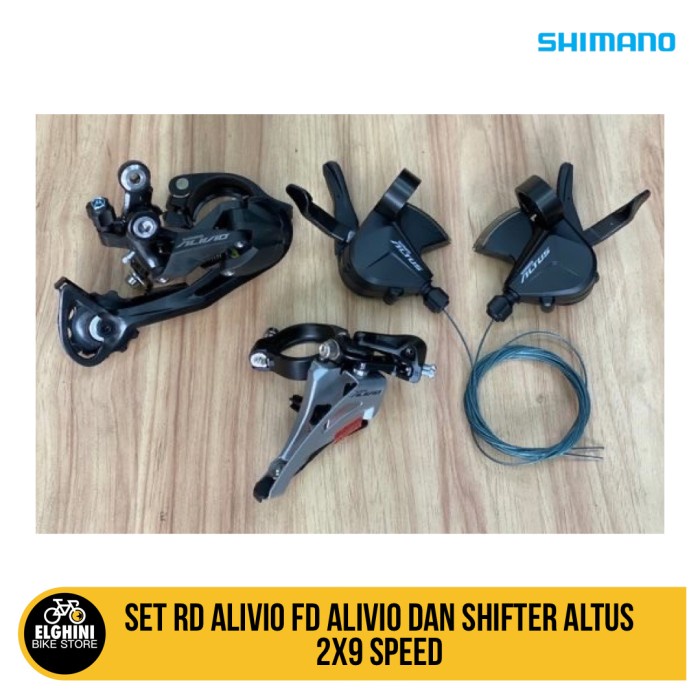 ✨Ori Set Rd Alivio Fd Alivio Dan Shifter Altus 2X9 Speed Terbaru