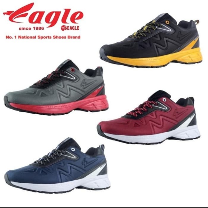[Best Seller] Sepatu Olahraga Running Eagle Force 2 Original Terbatas